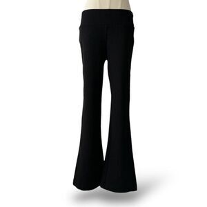 Flared Black Leggings Wm Sz Small‎